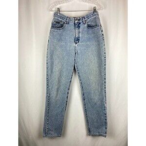 Lee Riveted Size 12 Mom Jeans High Rise Light Wash Mom Jeans 90s 100% Cotton
